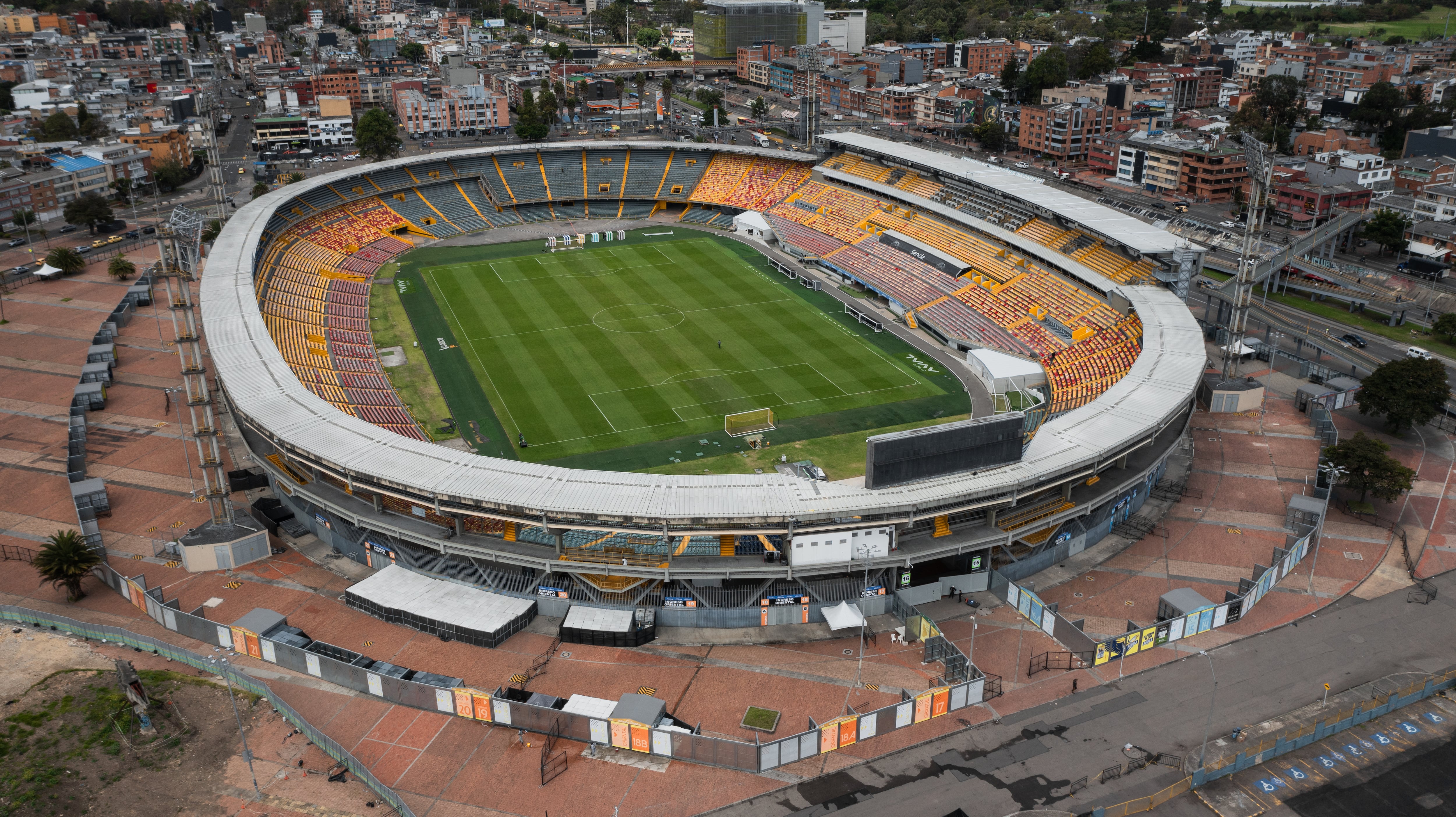 Existe una nueva polémica por las obras de renovación del estadio El Campín, en el cual los herederos afirman que tanto la cancha como los alrededores no se podrían usar para otros fines-crédito Sencia