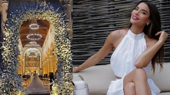 En imágenes: Ariadna Gutiérrez y su vestido de novia se robaron las miradas en su boda en Cartagena
