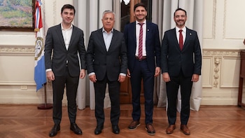 Pullaro reunió a los gobernadores de Mendoza, Corrientes y Chubut