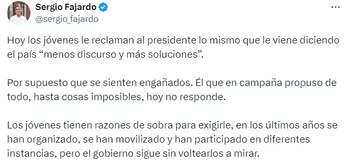 Respuesta de Sergio Fajardo a