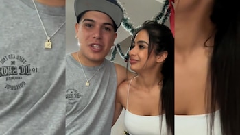 Thiago Medina y Daniela Celis