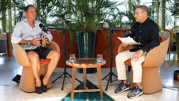 Jorge Brito y el periodista