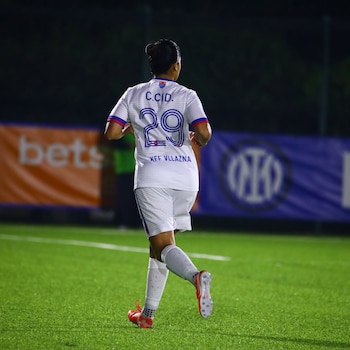 La futbolista mexicana Claudia Cid