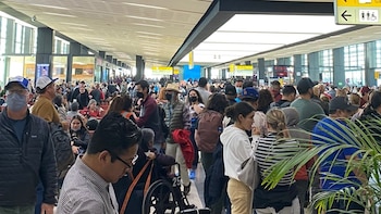 Vuelos retrasados en Tijuana (Twitter)