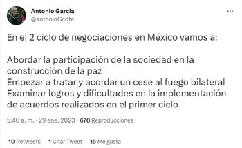 Tui de Antonio García, primer