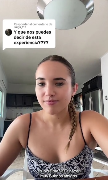 Una joven española cuenta cómo