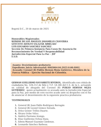 El caso del coronel retirado