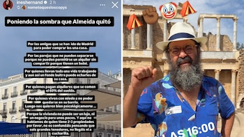 Inés Hernand e Ignatius se pronuncian sobre la manifestación en Sol, Madrid (Montaje Infobae)