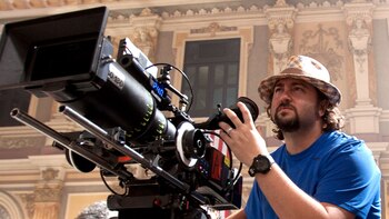 Jonathan Jakubowicz durante el rodaje