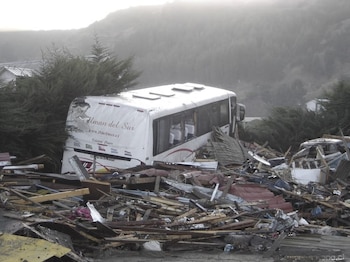 En 2010 ocurrió el sismo fuerte más reciente de Chile.
(Archivo Fotográfico y Digital de la Biblioteca Nacional de Chile)