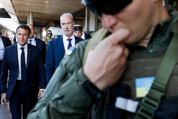 Macron, Scholz y Draghi llegaron