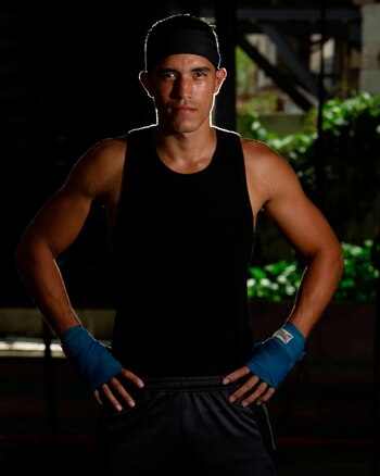 Eldric dejó Venezuela en 2018