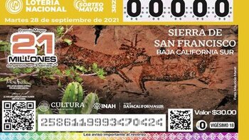 Pinturas rupestres, en billete de