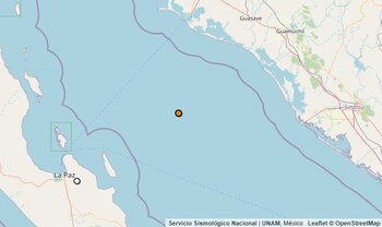 Temblor reportado en Sinaloa.
(SSN)