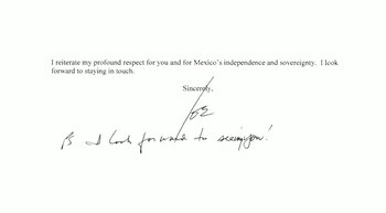 Carta de Joe Biden a