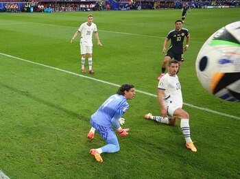 Gol de Escocia ante Suiza