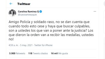 Las publicaciones de Carlos Vives y Carolina Ramírez durante los últimos días