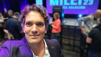 El abogado Santiago Muzio sonríe