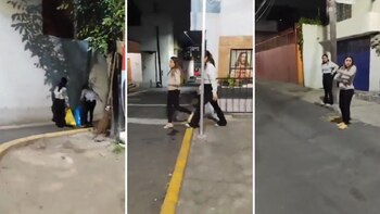 El momento se volvió viral