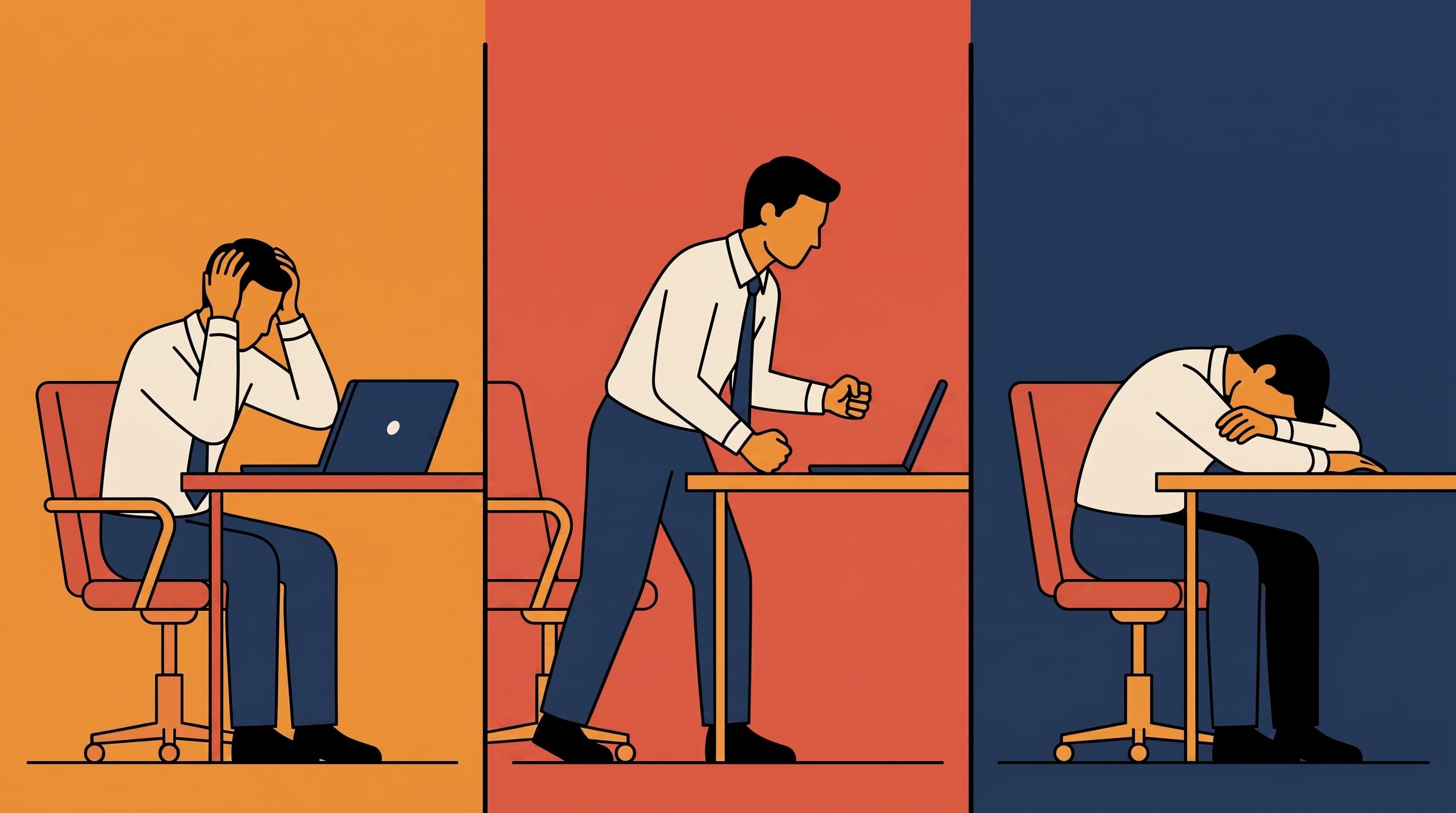 República Dominicana registró el mayor porcentaje de estrés diario entre los empleados relevados por Gallup, con un 50%. (Imagen Ilustrativa Infobae)