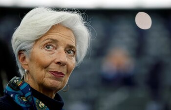 Christine Lagarde, presidenta del Banco Central Europeo (REUTERS/Vincent Kessler/File Photo)