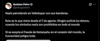 Gustavo Petro - crédito @petrogustavo/X