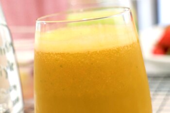 El licuado naranja