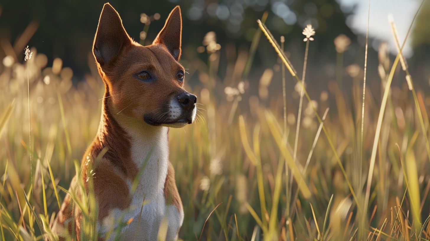 Perro Basenji, raza antigua, perro sin olor, tamaño compacto, pelaje suave, perro curioso, gran agilidad, perro elegante - (Imagen Ilustrativa Infobae)