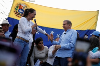 María Corina Machado y Edmundo