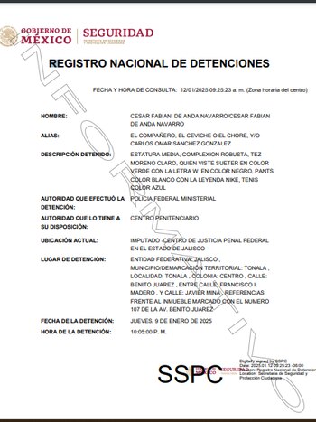 El Ceviche fue trasladado al