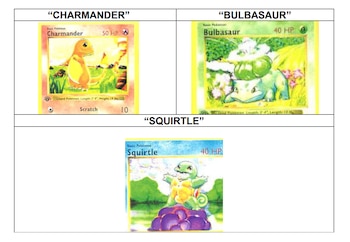 Nintendo mostró cartas de Pokémon para demostrar que los diseños de los peluches son casi idénticos.