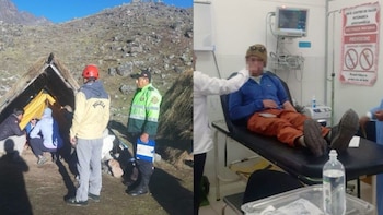 Turista estadounidense se descompensó cerca del nevado Ausangate y fue auxiliado por agentes de Alta Montaña