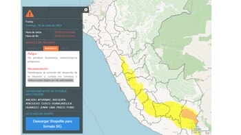 Alerta en la sierra peruana: