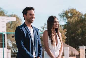 El Chino Leunis y Pampita