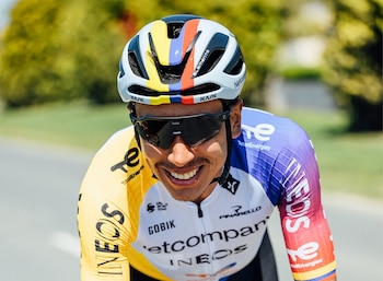 El zipaquireño hará parte del equipo británico junto a Thymen Arensman en la ronda italiana-crédito @NetcompanyINEOS/X