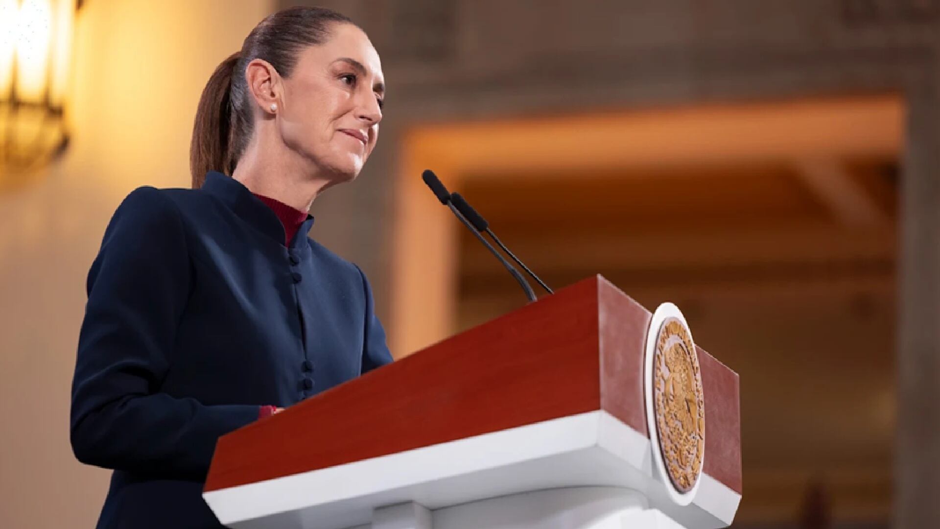 La presidenta aclaró que, aunque pudiera parecer que hay una disminución en el presupuesto si se compara con años anteriores. (presidencia)