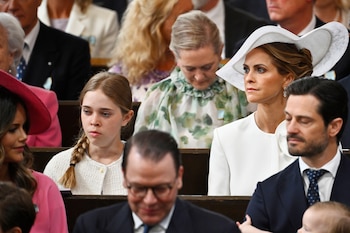La princesa Magdalena celebra las bodas de oro de los reyes Carlos Felipe y Silvia (Grosby)