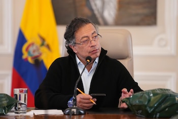 Gustavo Petro, presidente saliente de Colombia - crédito Juan Diego Cano/Presidencia de Colombia