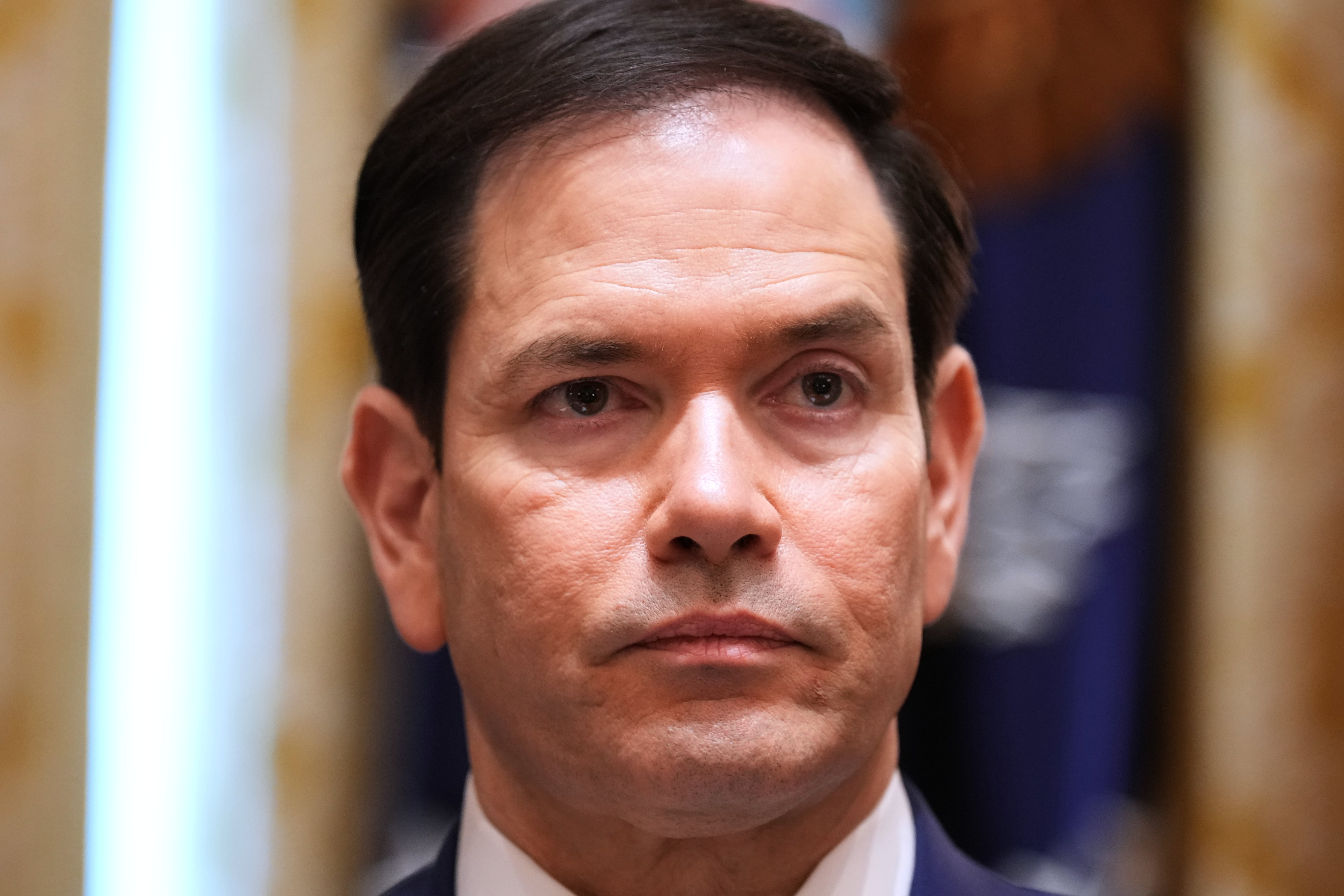 El secretario de Estado Marco Rubio durante una reunión de gabinete en la Casa Blanca, el 27 de mayo de 2026. El martes comparecerá ante el Congreso por primera vez desde el inicio de la guerra con Irán el 28 de febrero. (AP Photo/Jacquelyn Martin)