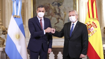 El presidente Alberto Fernández recibió