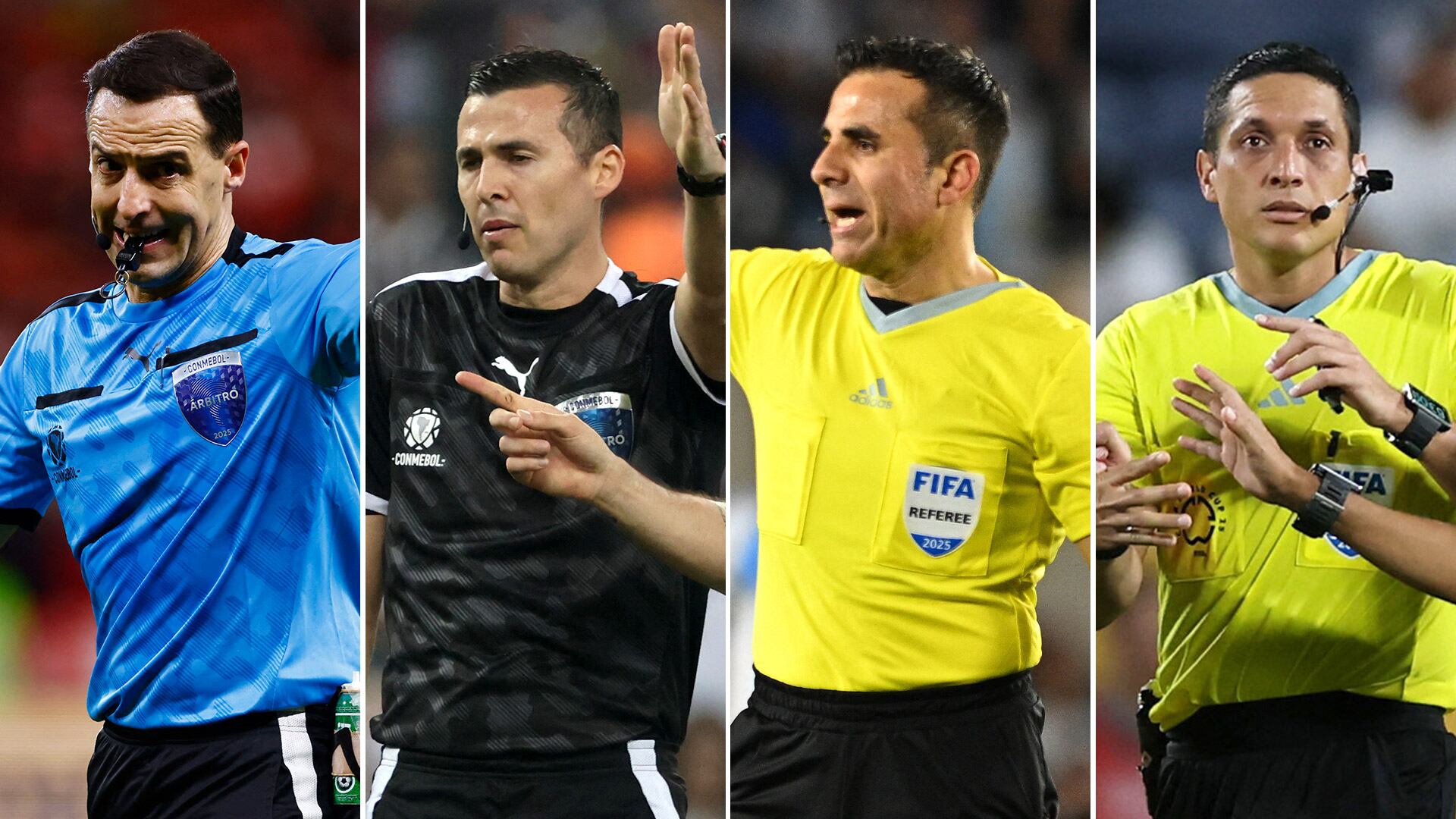 Esteban Ostojich, Andrés Matonte, Piero Maza y Jesús Valenzuela