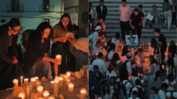 Estudiantes de la Universidad de Guanajuato encienden velas y exigen justicia por el homicidio de Joan Francisco Díaz