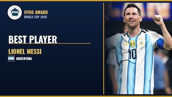 Federación Internacional de Historia y Estadísticas del Fútbol (IFFHS) designó a Lionel Messi como el Mejor Jugador del Mundial 2026
