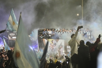 Recibimiento Selección Argentina - Ezeiza - Predio AFA