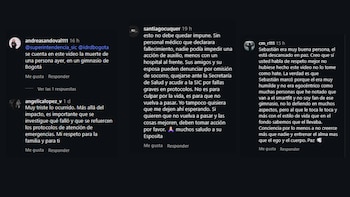 Algunos de los comentarios sobre