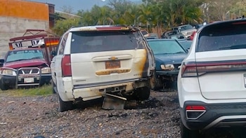 Lanzan explosivos desde drones en corralón de Chilpancingo, Guerrero: queman tres vehículos