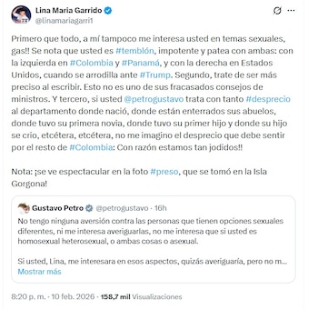 Esta fue la respuesta que