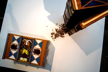 Fotografía de una obra de