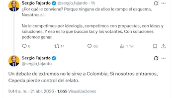 - crédito @sergio_fajardo/X