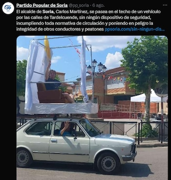 PP reacción alcalde de Soria